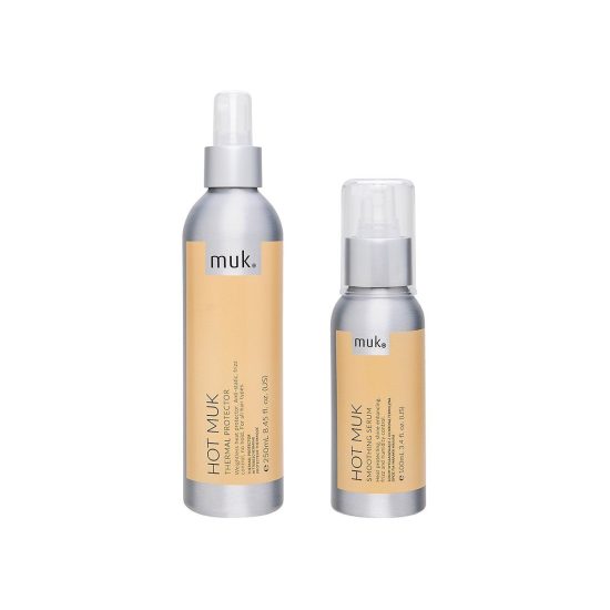 DÚO PROTECTOR TÉRMICO Y SERUM SUAVIZANTE HOT MUK