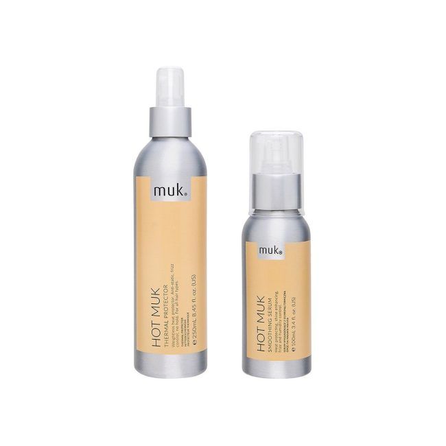 DÚO PROTECTOR TÉRMICO Y SERUM SUAVIZANTE HOT MUK