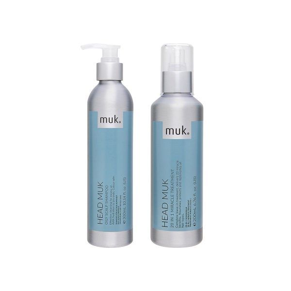 DÚO SHAMPOO Y TRATAMIENTO MILAGROSO 20 EN 1 HEAD MUK