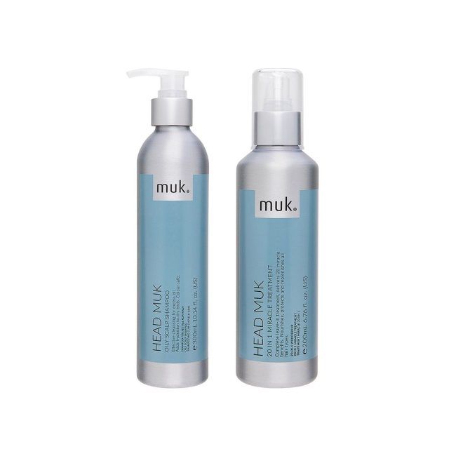 DÚO SHAMPOO Y TRATAMIENTO MILAGROSO 20 EN 1 HEAD MUK